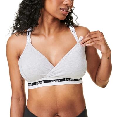 Bravado Designs Bravado! Designs Femme Women’s Original Maternity & Nursing Sleep Bra, Black, Large Soutien-Gorge, Black, Medium - Publicité Bravado Designs Bravado! Designs Femme Women’s Original Maternity & Nursing Sleep Bra, Black, Large Soutien-Gorge, Black, Medium - Publicité