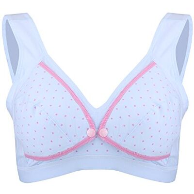Zerodis Soutien-gorge d'allaitement maternel, soutien-gorge d'allaitement boutonné à l'avant sur le gilet, pour éviter l'affaissement des sous-vêtements de grossesse - Publicité Zerodis Soutien-gorge d'allaitement maternel, soutien-gorge d'allaitement boutonné à l'avant sur le gilet, pour éviter l'affaissement des sous-vêtements de grossesse - Publicité