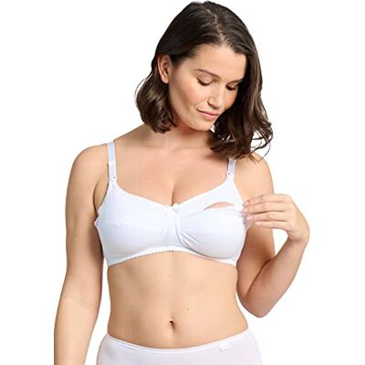 Sans Complexe Modèle New Caresse Soutien-Gorge maternité Femme 105B Blanc - Publicité Sans Complexe Modèle New Caresse Soutien-Gorge maternité Femme 105B Blanc - Publicité