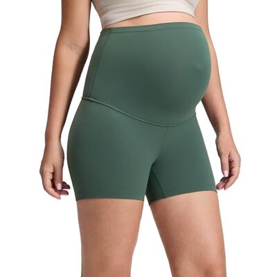 CRZ YOGA Maternité Short de Cycliste 10cm Vert Forêt Foncé 38 - Publicité CRZ YOGA Maternité Short de Cycliste 10cm Vert Forêt Foncé 38 - Publicité