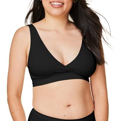 Bravado Designs Soutien-gorge de maternité et d'allaitement durable Restauration Nylon recyclé Sans couture et sans fil Bonnet B-DDD/F, noir, Taille S - Publicité Bravado Designs Soutien-gorge de maternité et d'allaitement durable Restauration Nylon recyclé Sans couture et sans fil Bonnet B-DDD/F, noir, Taille S - Publicité