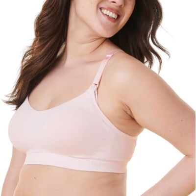 Bravado Designs Intrigue Soutien-gorge d'allaitement pour femme avec balconnet sans coutures sans armatures, Craie rose dentelle, Taille XL - Publicité Bravado Designs Intrigue Soutien-gorge d'allaitement pour femme avec balconnet sans coutures sans armatures, Craie rose dentelle, Taille XL - Publicité