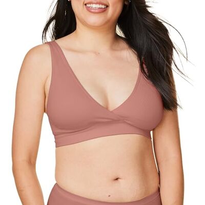 Bravado Designs Soutien-gorge de maternité et d'allaitement durable Restauration Nylon recyclé Sans couture et sans fil Bonnet B-DDD/F, Roseclay, Taille S - Publicité Bravado Designs Soutien-gorge de maternité et d'allaitement durable Restauration Nylon recyclé Sans couture et sans fil Bonnet B-DDD/F, Roseclay, Taille S - Publicité