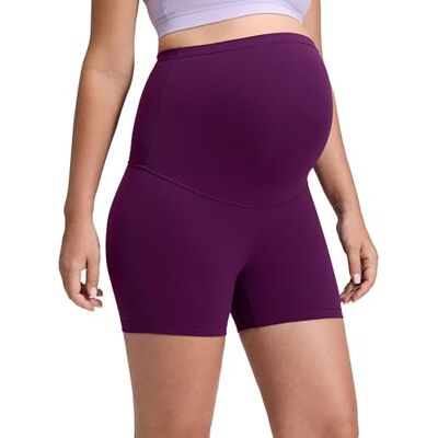 CRZ YOGA Maternité Short de Cycliste 10cm Prune Magenta 38 - Publicité CRZ YOGA Maternité Short de Cycliste 10cm Prune Magenta 38 - Publicité