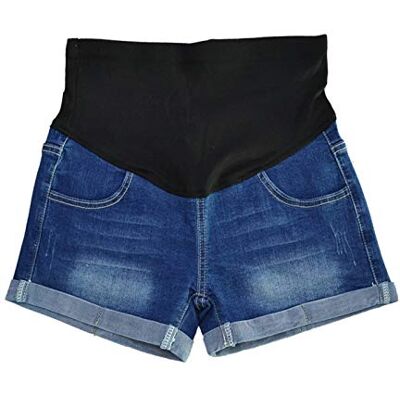 keepmore Maternité Shorts Taille Haute Ceinture de Soutien Confort Short en Jean Femmes Enceintes Jeans Grossesse Shorts Pantalon - Publicité keepmore Maternité Shorts Taille Haute Ceinture de Soutien Confort Short en Jean Femmes Enceintes Jeans Grossesse Shorts Pantalon - Publicité