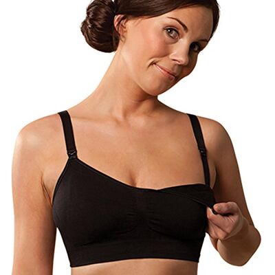 Carriwell Soutien Gorge d'Allaitement Clips Noir Extra Large - Publicité Carriwell Soutien Gorge d'Allaitement Clips Noir Extra Large - Publicité
