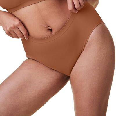 Bravado Designs Culotte durable Taille haute Sans couture Nylon recyclé, coton biologique et mélange de modal XS-XXL, cannelle, M/L - Publicité Bravado Designs Culotte durable Taille haute Sans couture Nylon recyclé, coton biologique et mélange de modal XS-XXL, cannelle, M/L - Publicité