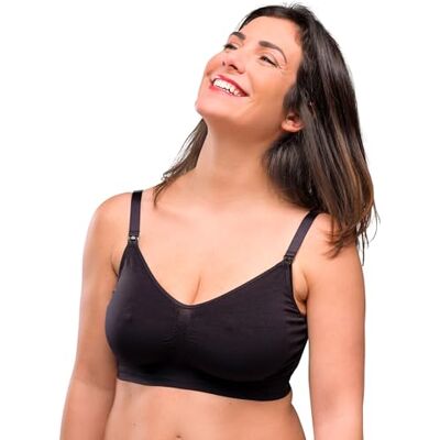 Carriwell Soutien-Gorge Original de Grossesse et d’Allaitement sans Coutures Rembourré sans Armatures – Maintien et Mise en Forme optimaux, Respirant, Doux, avec Rallonge de Soutien-Gorge, S - Publicité Carriwell Soutien-Gorge Original de Grossesse et d’Allaitement sans Coutures Rembourré sans Armatures – Maintien et Mise en Forme optimaux, Respirant, Doux, avec Rallonge de Soutien-Gorge, S - Publicité