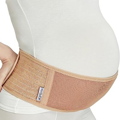 NEOtech Care Ceinture de grossesse pour femme enceinte, bandeau de maintien du ventre, soutien abdominal (Beige, Taille régulière) - Publicité NEOtech Care Ceinture de grossesse pour femme enceinte, bandeau de maintien du ventre, soutien abdominal (Beige, Taille régulière) - Publicité