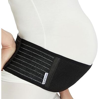 NEOtech Care Ceinture de grossesse pour femme enceinte, bandeau de maintien du ventre, soutien abdominal (Noire, Taille régulière) - Publicité NEOtech Care Ceinture de grossesse pour femme enceinte, bandeau de maintien du ventre, soutien abdominal (Noire, Taille régulière) - Publicité