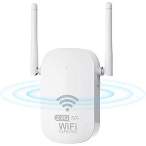 Repeteur WiFi Puissant 1200Mbps Amplificateur WiFi 5.8GHz & 2.4GHz Extender  Double Bande WiFi Range