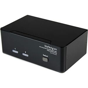 StarTech .com Commutateur KVM USB et double DVI à 2 ports avec audio et hub USB 2.0 Switch écran clavier souris (SV231DD2DUA) - Publicité StarTech .com Commutateur KVM USB et double DVI à 2 ports avec audio et hub USB 2.0 Switch écran clavier souris (SV231DD2DUA) - Publicité