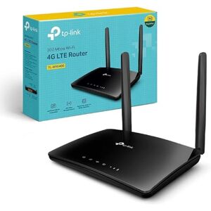 TP-Link Box 4G, Routeur 4G LTE 150Mbps WiFi N 300Mbps, 2 x SMA pour Antenne Externe, 4 Ports Ethernet, Antennes Amovibles, Modem Carte SIM pour Tout opérateur (TL-MR6400), Version 5 - Publicité TP-Link Box 4G, Routeur 4G LTE 150Mbps WiFi N 300Mbps, 2 x SMA pour Antenne Externe, 4 Ports Ethernet, Antennes Amovibles, Modem Carte SIM pour Tout opérateur (TL-MR6400), Version 5 - Publicité