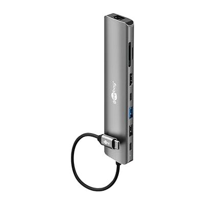 goobay Station USB-C Slim Hub 8 en 1 d’Accueil mit USB-C, 5 Gbit/s, HDMI 4K 30 Hz, RJ45-100 Mbit/s, 2X USB-A, SD- und MicroSD-Kartenleser 79148 - Publicité goobay Station USB-C Slim Hub 8 en 1 d’Accueil mit USB-C, 5 Gbit/s, HDMI 4K 30 Hz, RJ45-100 Mbit/s, 2X USB-A, SD- und MicroSD-Kartenleser 79148 - Publicité