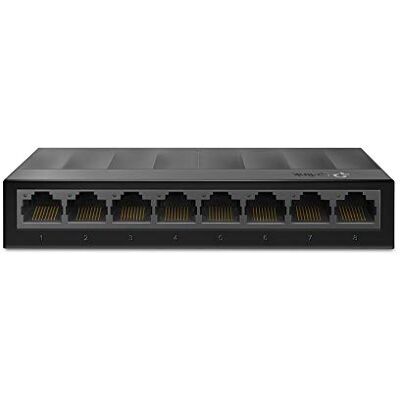 TP-Link LS1008G 8-Port Desktop/Wallmount Gigabit Ethernet Switch/Hub, Ethernet Splitter, Plug & Play, Desktop, Plastic Case - Publicité TP-Link LS1008G 8-Port Desktop/Wallmount Gigabit Ethernet Switch/Hub, Ethernet Splitter, Plug & Play, Desktop, Plastic Case - Publicité