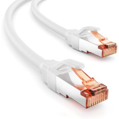 deleyCON 2m Câble Réseau Cat6 RJ45 Gigabit 1000 Mbit Blanc Câble de brassage, câble Ethernet LAN, câble Internet pour DSL, Internet, WLAN, commutateur, routeur, modem - Publicité deleyCON 2m Câble Réseau Cat6 RJ45 Gigabit 1000 Mbit Blanc Câble de brassage, câble Ethernet LAN, câble Internet pour DSL, Internet, WLAN, commutateur, routeur, modem - Publicité
