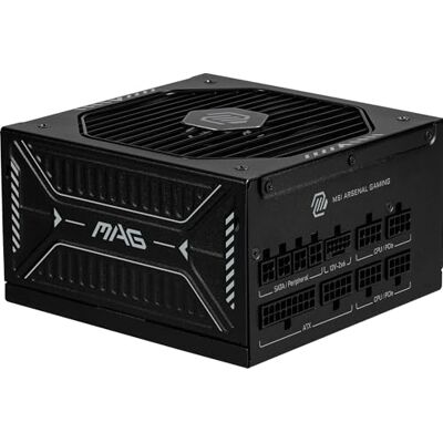 MSI MAG A850GLS PCIE5 Alimentation modulaire ATX 3.1, 80 Plus Gold 850W, silencieuse, compatible PCIe 5.1, connecteur natif 12V-2x6 bicolore, câbles gaufrés, garantie 7 ans - Publicité MSI MAG A850GLS PCIE5 Alimentation modulaire ATX 3.1, 80 Plus Gold 850W, silencieuse, compatible PCIe 5.1, connecteur natif 12V-2x6 bicolore, câbles gaufrés, garantie 7 ans - Publicité