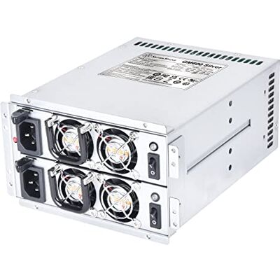 Silverstone SST-GM600S Mini-Bloc d'alimentation redondant 600 W Cybenetics Silver - Publicité Silverstone SST-GM600S Mini-Bloc d'alimentation redondant 600 W Cybenetics Silver - Publicité