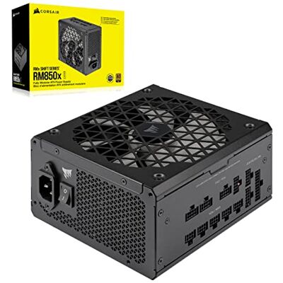 Amazon Renewed Corsair RM850x SHIFT Alimentation ATX Entièrement Modulaire Interface Latérale Modulaire Compliant ATX 3.1 & PCIe 5.1 Condensateurs Évalués à 105°C Efficacité 80 PLUS Gold Noir - Publicité Amazon Renewed Corsair RM850x SHIFT Alimentation ATX Entièrement Modulaire Interface Latérale Modulaire Compliant ATX 3.1 & PCIe 5.1 Condensateurs Évalués à 105°C Efficacité 80 PLUS Gold Noir - Publicité