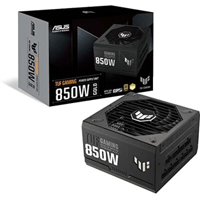 Asus TUF Gaming 850W Gold, Alimentation entièrement modulaire, 80+ Gold, ATX 3.1, Ventilateurs axiaux à Double roulement à Billes, Revêtement Protecteur du Circuit imprimé - Publicité Asus TUF Gaming 850W Gold, Alimentation entièrement modulaire, 80+ Gold, ATX 3.1, Ventilateurs axiaux à Double roulement à Billes, Revêtement Protecteur du Circuit imprimé - Publicité