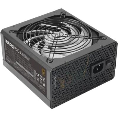 Tacens Radix ECO X 850 Alimentation PC ATX 850W 6 Ans de Garantie 80Plus Bronze 89%, SMD et DC-DC, Ventilateur AI-RPM FDB, ATX 3.1, Condensateurs Japonais 105°C, Câbles Fibre Carbone, Noir - Publicité Tacens Radix ECO X 850 Alimentation PC ATX 850W 6 Ans de Garantie 80Plus Bronze 89%, SMD et DC-DC, Ventilateur AI-RPM FDB, ATX 3.1, Condensateurs Japonais 105°C, Câbles Fibre Carbone, Noir - Publicité