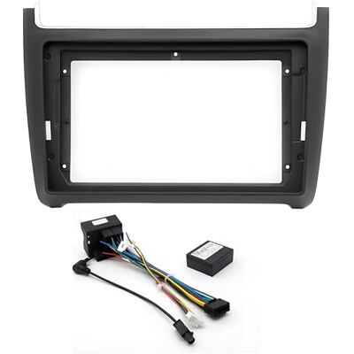 Sound-way Kit de Montage Autoradio, Façade Cadre de Radio 9" Pouces, Adaptateur Compatible avec Volkswagen Polo 2009-2017 - Publicité Sound-way Kit de Montage Autoradio, Façade Cadre de Radio 9" Pouces, Adaptateur Compatible avec Volkswagen Polo 2009-2017 - Publicité