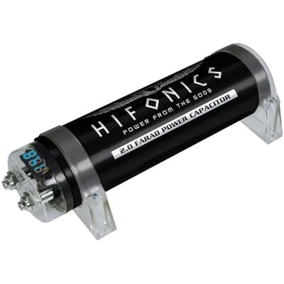 Hifonics HFC2000 2 Farad Powercap Condensateur 2F pour Les Grands systèmes musicaux dans la Voiture Stockage Tampon Elko - Publicité Hifonics HFC2000 2 Farad Powercap Condensateur 2F pour Les Grands systèmes musicaux dans la Voiture Stockage Tampon Elko - Publicité