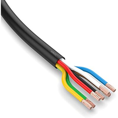 AUPROTEC Câble Multiconducteur 2-13 fil Câble électrique au mètre pour application automobile choix: 7 fils 6 x 1.5-1x 2.5 mm² câble rond - Publicité AUPROTEC Câble Multiconducteur 2-13 fil Câble électrique au mètre pour application automobile choix: 7 fils 6 x 1.5-1x 2.5 mm² câble rond - Publicité