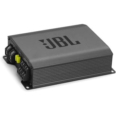JBL Stage GT 60041 Amplificateur Audio Voiture 4-Canaux Class-D, 1240W Max, 90W RMS x4 à 2 Ohm, Pour Systèmes Avant/Arrière ou Subwoofer, Protection Intégrée, Design Compact en Aluminium - Publicité JBL Stage GT 60041 Amplificateur Audio Voiture 4-Canaux Class-D, 1240W Max, 90W RMS x4 à 2 Ohm, Pour Systèmes Avant/Arrière ou Subwoofer, Protection Intégrée, Design Compact en Aluminium - Publicité