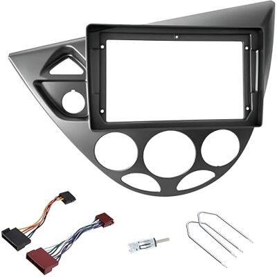 Sound-way Kit de Montage Autoradio, Façade Cadre de Radio 9" Pouces, Adaptateur Compatible avec Ford Fiesta 1995-2001, Focus MK1 1998-2004 Gris - Publicité Sound-way Kit de Montage Autoradio, Façade Cadre de Radio 9" Pouces, Adaptateur Compatible avec Ford Fiesta 1995-2001, Focus MK1 1998-2004 Gris - Publicité