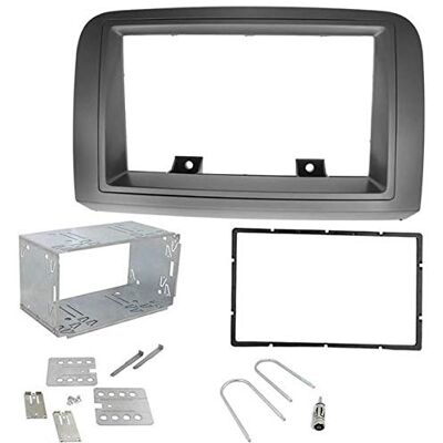 Sound-way Kit Montage Autoradio, Cadre Façade 1 DIN avec Encadrement Metallique, Adaptateur Antenne, Clés Démontage Compatible avec Fiat Croma 2005-2010 - Publicité Sound-way Kit Montage Autoradio, Cadre Façade 1 DIN avec Encadrement Metallique, Adaptateur Antenne, Clés Démontage Compatible avec Fiat Croma 2005-2010 - Publicité
