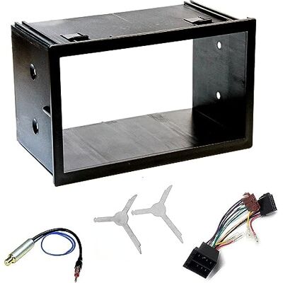 Sound-way Kit Montage Autoradio, Cadre Façade 2 DIN, Adaptateur Antenne, Cable Adaptateur Connecteur ISO, Clés Démontage Compatible avec Volkswagen VW - Publicité Sound-way Kit Montage Autoradio, Cadre Façade 2 DIN, Adaptateur Antenne, Cable Adaptateur Connecteur ISO, Clés Démontage Compatible avec Volkswagen VW - Publicité