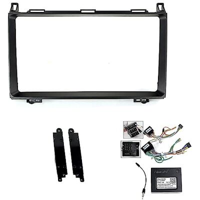 Sound-way Kit de Montage Autoradio, Façade Cadre de Radio 9" Pouces, Adaptateur Compatible avec Mercedes Classe A(W169) / Classe B (W245) 2005-2011 / VIto/Viano - Publicité Sound-way Kit de Montage Autoradio, Façade Cadre de Radio 9" Pouces, Adaptateur Compatible avec Mercedes Classe A(W169) / Classe B (W245) 2005-2011 / VIto/Viano - Publicité