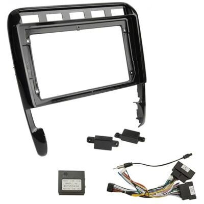Sound-way Kit de Montage Autoradio, Façade Cadre de Radio 9" Pouces, Adaptateur Compatible avec Porsche Cayenne Turbo 2002-2010 - Publicité Sound-way Kit de Montage Autoradio, Façade Cadre de Radio 9" Pouces, Adaptateur Compatible avec Porsche Cayenne Turbo 2002-2010 - Publicité
