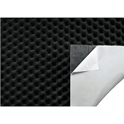 Hama Plaque d'isolation (acoustique, pour caisses de voiture, PC ou caissons de basse (mousse isolante, isolation acoustique autocollante, 50 x 100 cm, épaisseur 9 mm 24 mm) Noir - Publicité Hama Plaque d'isolation (acoustique, pour caisses de voiture, PC ou caissons de basse (mousse isolante, isolation acoustique autocollante, 50 x 100 cm, épaisseur 9 mm 24 mm) Noir - Publicité
