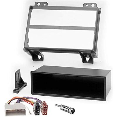Sound-way Kit Montage Autoradio, Cadre Façade 1 DIN avec Vide Poche, Cable Adaptateur Connecteur ISO, Adaptateur Antenne, Compatible avec Ford Fiesta/Fusion - Publicité Sound-way Kit Montage Autoradio, Cadre Façade 1 DIN avec Vide Poche, Cable Adaptateur Connecteur ISO, Adaptateur Antenne, Compatible avec Ford Fiesta/Fusion - Publicité