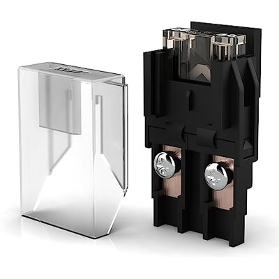 AUPROTEC Porte-fusibles Maxi jusqu'à 100 A avec couvercle de protection et fusible Maxi 80 A Blanc - Publicité AUPROTEC Porte-fusibles Maxi jusqu'à 100 A avec couvercle de protection et fusible Maxi 80 A Blanc - Publicité