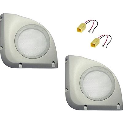 Sound-way 2 Entretoises Haut-Parleur avec Grilles Supports Enceintes Compatible avec Fiat Punto II - Publicité Sound-way 2 Entretoises Haut-Parleur avec Grilles Supports Enceintes Compatible avec Fiat Punto II - Publicité