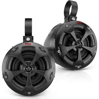 Pyle Ensemble Enceinte Etanche Tout-Terrain, Enceinte Flottante 2 Voies, Haut Parleur Voiture 800 Watts Qualité Marine, Système Audio Stéréo Extérieur, pour ATV, UTV, Quad, Jeep - Publicité Pyle Ensemble Enceinte Etanche Tout-Terrain, Enceinte Flottante 2 Voies, Haut Parleur Voiture 800 Watts Qualité Marine, Système Audio Stéréo Extérieur, pour ATV, UTV, Quad, Jeep - Publicité