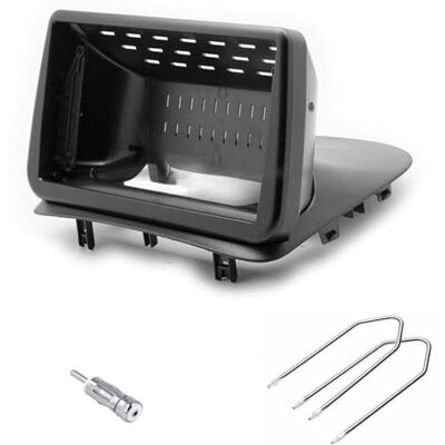 Sound-way Kit de montage Autoradio, Façade cadre de radio 9" pouces, Adaptateur compatible avec Renault Clio 2005-2014 - Publicité Sound-way Kit de montage Autoradio, Façade cadre de radio 9" pouces, Adaptateur compatible avec Renault Clio 2005-2014 - Publicité