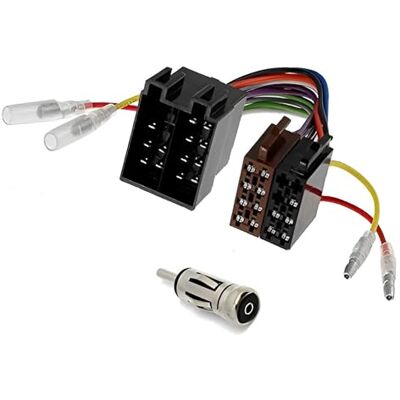 Sound-way Câble connecteur Faisceau rallonge Radio ISO fiche Male Prise Femelle et adaptadteur d'antenne pour autoradio Universel - Publicité Sound-way Câble connecteur Faisceau rallonge Radio ISO fiche Male Prise Femelle et adaptadteur d'antenne pour autoradio Universel - Publicité