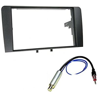 Sound-way Kit Montage Autoradio, Cadre Façade 2 DIN, Adaptateur Antenne, Compatible avec Audi a3 2006-2010 - Publicité Sound-way Kit Montage Autoradio, Cadre Façade 2 DIN, Adaptateur Antenne, Compatible avec Audi a3 2006-2010 - Publicité