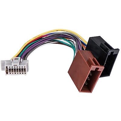Sound-way Câble adaptateur faisceau adaptateur fiche ISO radio compatible avec Panasonic/Alpine autoradio 16 Pin 22x10 mm connecteur gris - Publicité Sound-way Câble adaptateur faisceau adaptateur fiche ISO radio compatible avec Panasonic/Alpine autoradio 16 Pin 22x10 mm connecteur gris - Publicité