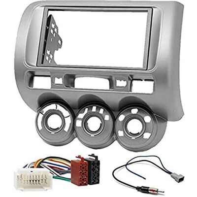 Sound-way Kit Montage Cadre de Radio Adaptateur autoradio 2 DIN pour Honda Fit, Jazz 2002-2008 avec adaptateurs KA11-464 - Publicité Sound-way Kit Montage Cadre de Radio Adaptateur autoradio 2 DIN pour Honda Fit, Jazz 2002-2008 avec adaptateurs KA11-464 - Publicité
