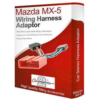 Connects2 Faisceau adaptateur autoradio stéréo ISO convertisseur et antenne pour Mazda MX-5 - Publicité Connects2 Faisceau adaptateur autoradio stéréo ISO convertisseur et antenne pour Mazda MX-5 - Publicité