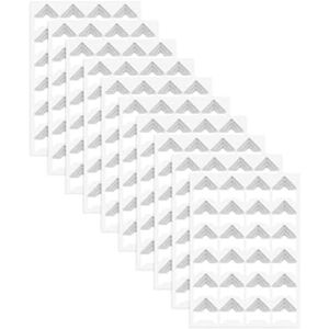 Begchy Lot de 240 coins photo autocollants pour scrapbooking, coins photo dorés, argentés - Publicité Begchy Lot de 240 coins photo autocollants pour scrapbooking, coins photo dorés, argentés - Publicité