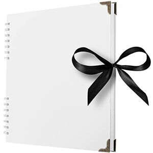 Bstorify Album photo carré de scrapbooking 80 pages (28 x 28 cm) Papier épais blanc Couverture rigide, coins métalliques Fermeture ruban Idéal pour vos albums de scrapbooking, projets d'art - Publicité Bstorify Album photo carré de scrapbooking 80 pages (28 x 28 cm) Papier épais blanc Couverture rigide, coins métalliques Fermeture ruban Idéal pour vos albums de scrapbooking, projets d'art - Publicité