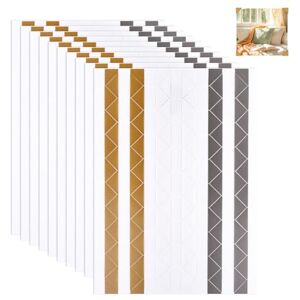Qiimenguer Lot de 2 448 coins photo autocollants Coins photo pour coller des photos, ranger des albums, scrapbooking, bricolage, bricolage, bords autocollants (or, argent et blanc) - Publicité Qiimenguer Lot de 2 448 coins photo autocollants Coins photo pour coller des photos, ranger des albums, scrapbooking, bricolage, bricolage, bords autocollants (or, argent et blanc) - Publicité