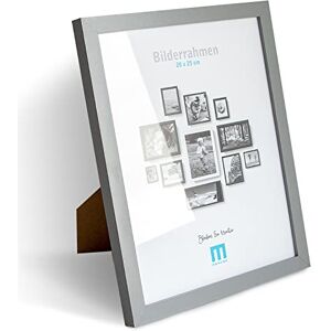 M MERCEO Cadre photo moderne et intemporel en bois MDF gris pour petites photos et images de 20 x 25 cm avec protection en verre acrylique Il peut être utilisé comme support de table ou à poser au mur, en - Publicité M MERCEO Cadre photo moderne et intemporel en bois MDF gris pour petites photos et images de 20 x 25 cm avec protection en verre acrylique Il peut être utilisé comme support de table ou à poser au mur, en - Publicité
