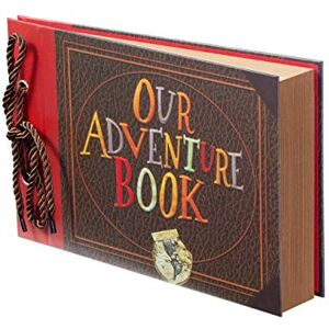 AMAOGE Album photo de scrapbooking Our Adventure Book Scrapbook avec mots en relief Couverture rigide pour anniversaire, mariage, voyage, fête prénatale, etc (livre d'aventure) - Publicité AMAOGE Album photo de scrapbooking Our Adventure Book Scrapbook avec mots en relief Couverture rigide pour anniversaire, mariage, voyage, fête prénatale, etc (livre d'aventure) - Publicité